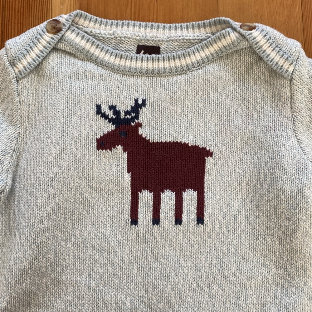 Never worn Tea Collection Moose sweater - Picture 2 of 4